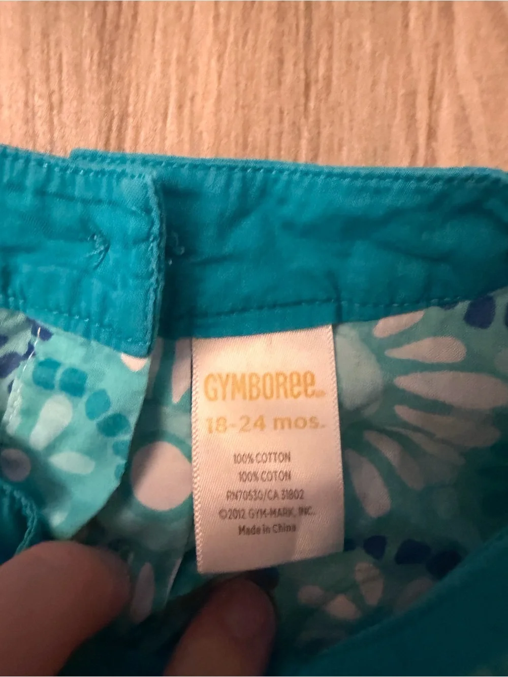 Gymboree 2013 Aqua Summer Top
